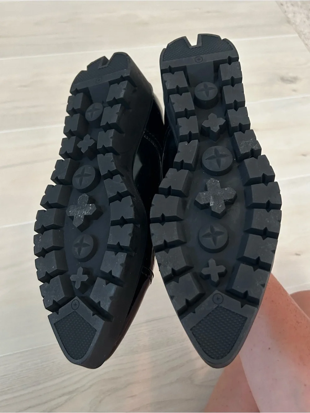 outsider 67 black platform oxfords